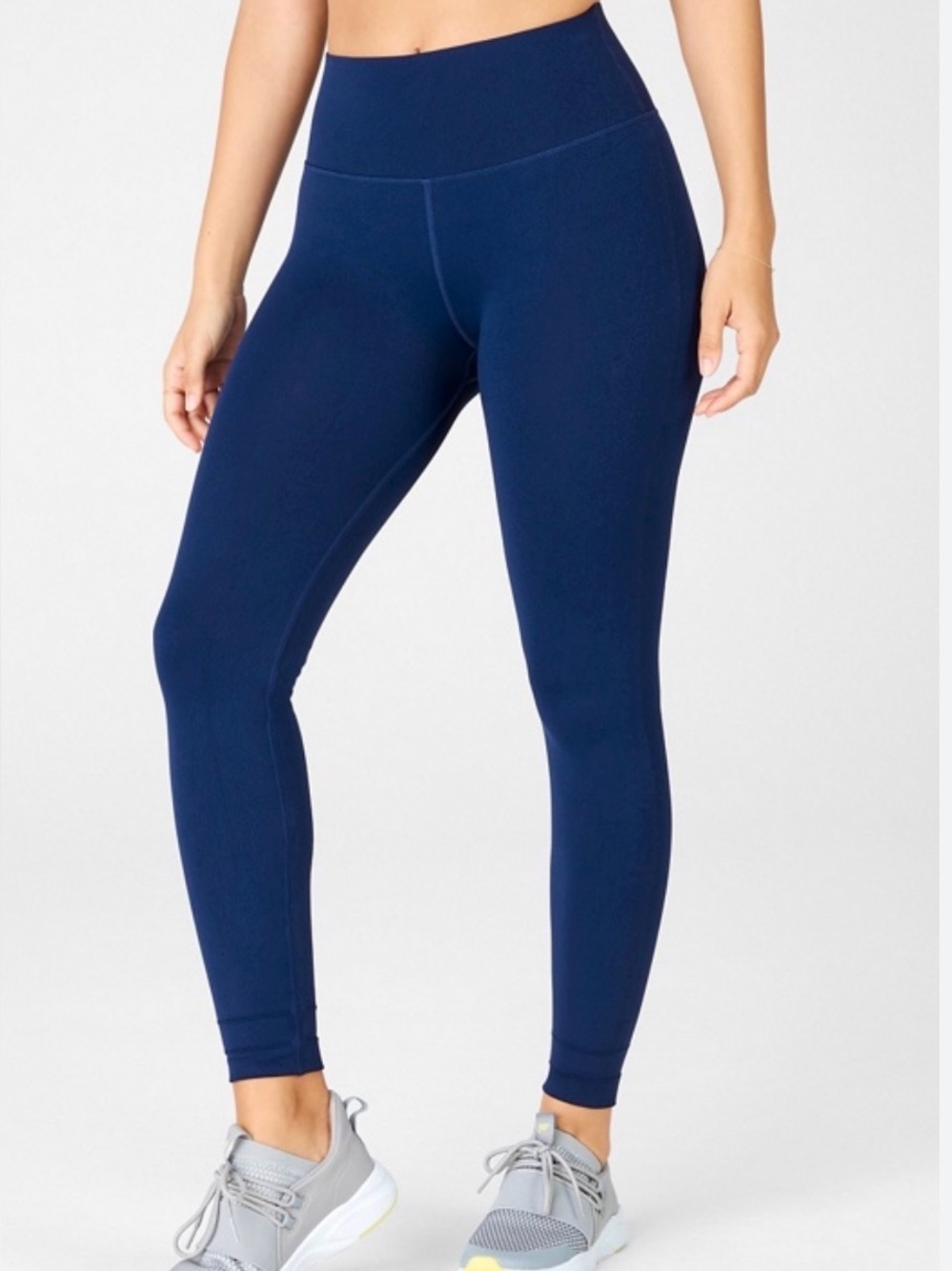 NWT Fabletics High Waisted Sculpknit Legging Medium Navy